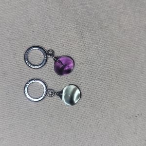 2 Endless tear drop Charms